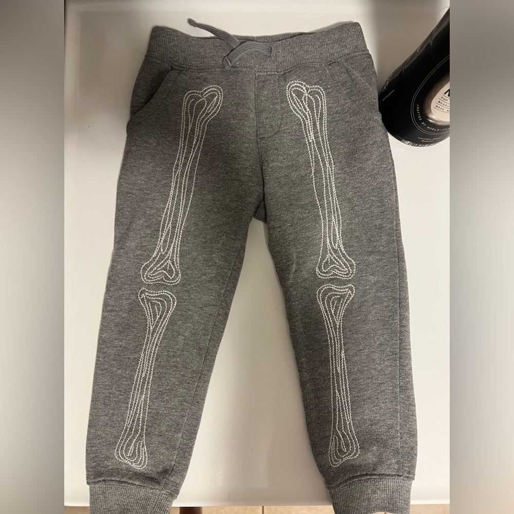 Gymboree Halloween / October/ Skeleton Fleece Pant